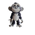 Monkey: Articulated Standing (FF3D) (V1)