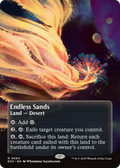 Endless Sands (0060) (Borderless) (Galaxy Foil) (EOS-060) - Edge of Eternities: Stellar Sights Foil