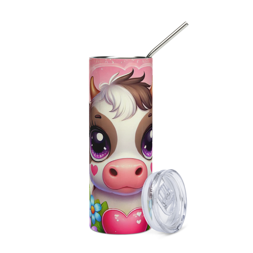 Calf With Heart Tumbler