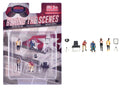 "Behind The Scenes" 7 piece (4 People 3 Accessories) Diecast Figures Set 1/64 Scale Models by American Diorama  free shipping USA