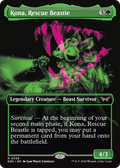Kona, Rescue Beastie (DSK-358) - Duskmourn: House of Horror (Borderless)