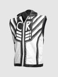 Black &amp; White Leather Vest
