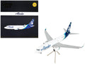 Boeing 737-700BDSF Commercial Aircraft with Flaps Down "Alaska Air Cargo" White with Blue Tail "Gemini 200" Series 1/200 Diecast Model Airplane by GeminiJets  free shipping USA