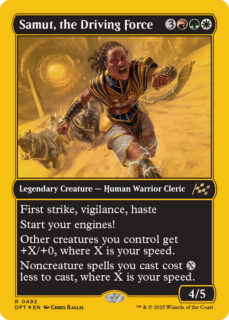 Samut, the Driving Force (DFT-492) - Aetherdrift Foil