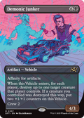 Demonic Junker (DFT-307) - Aetherdrift (Borderless) Foil