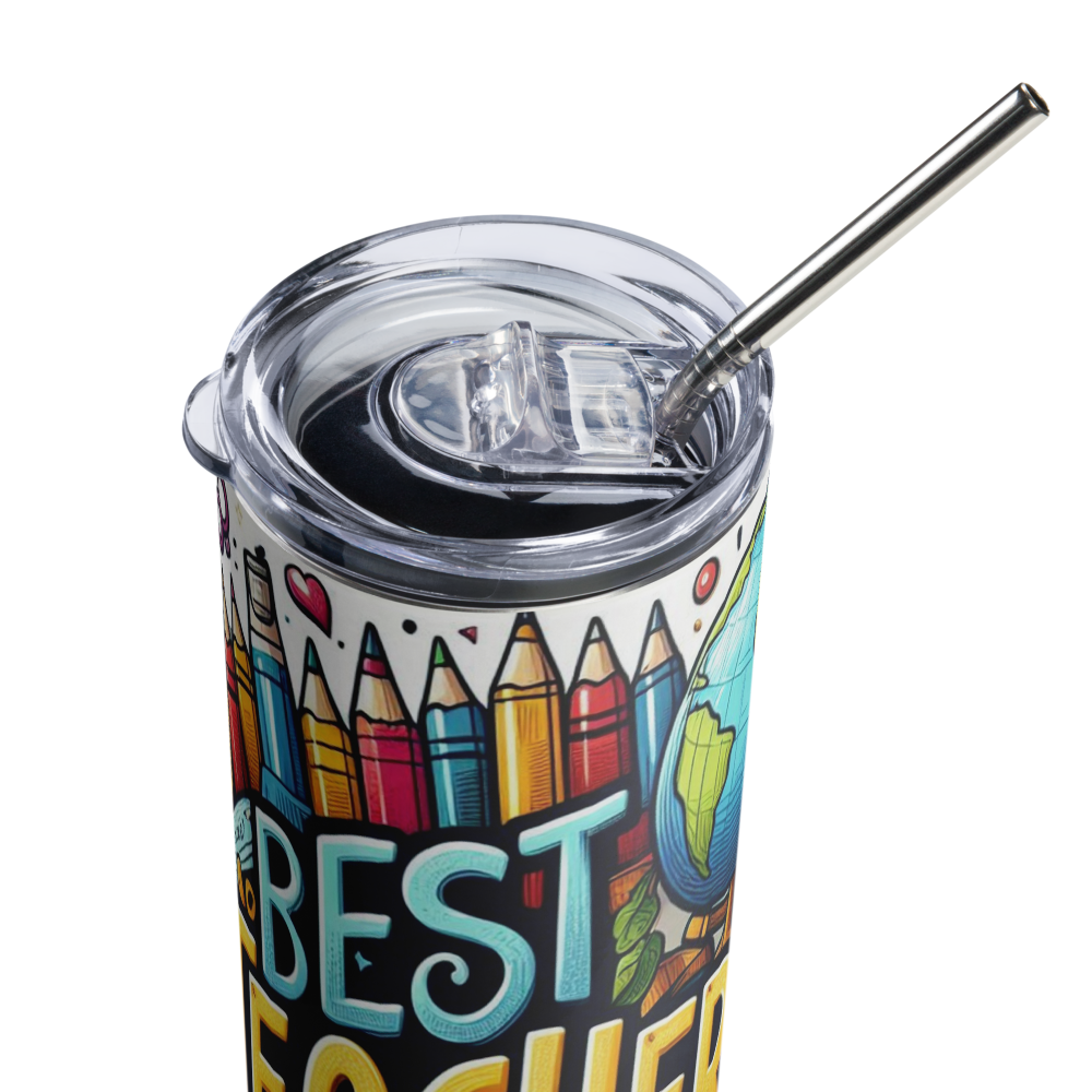 Best Teacher Ever Design Tumbler