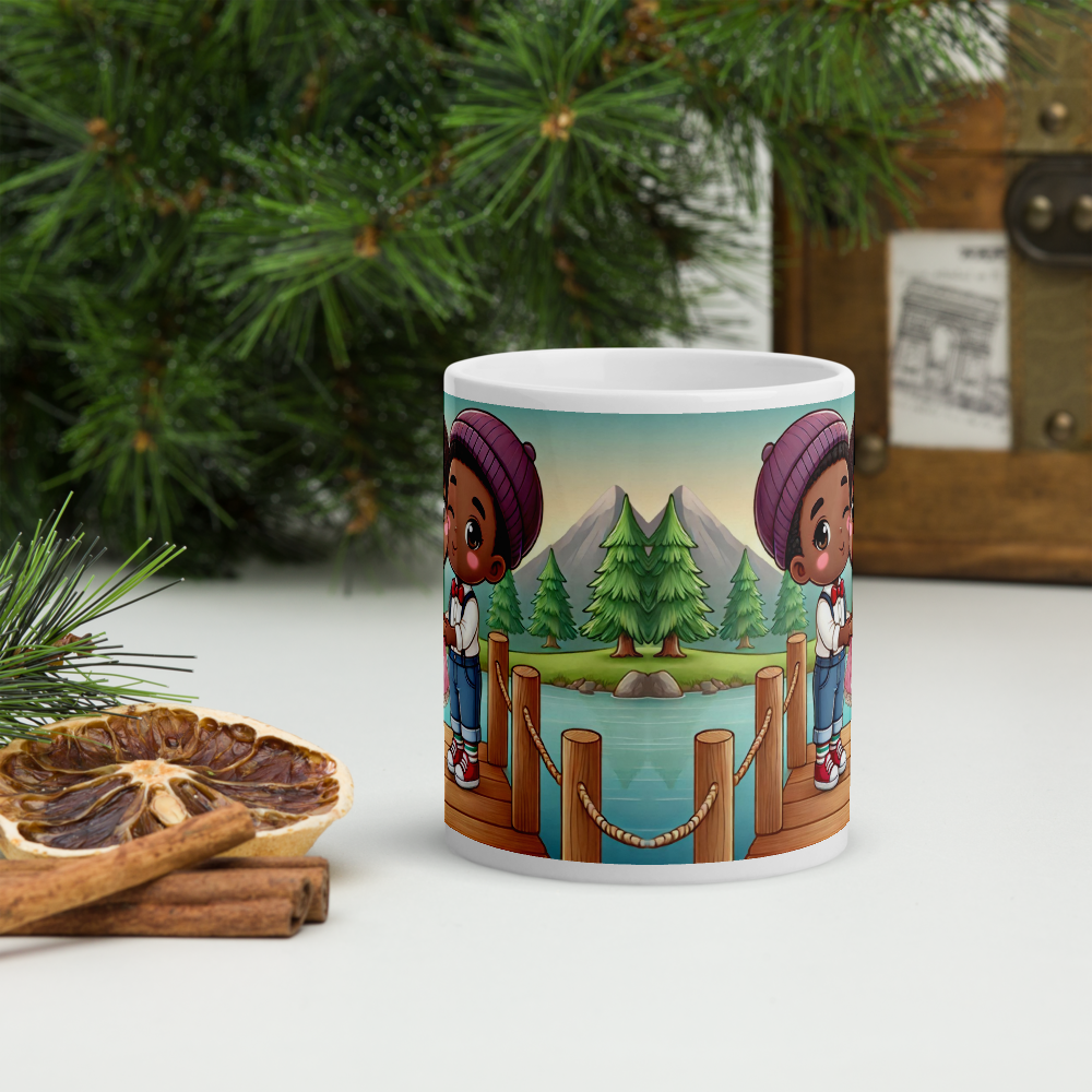 Couple On Dock - 11oz White Mug