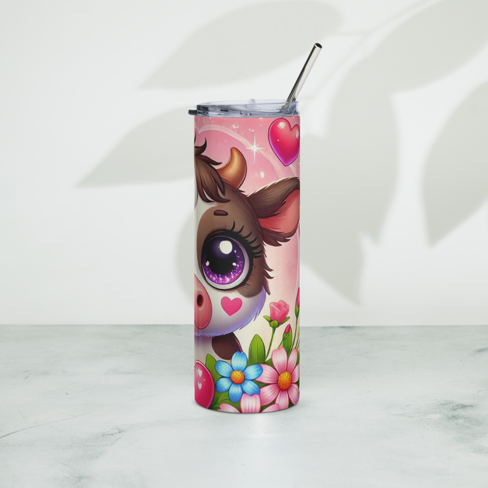 Calf With Heart Tumbler