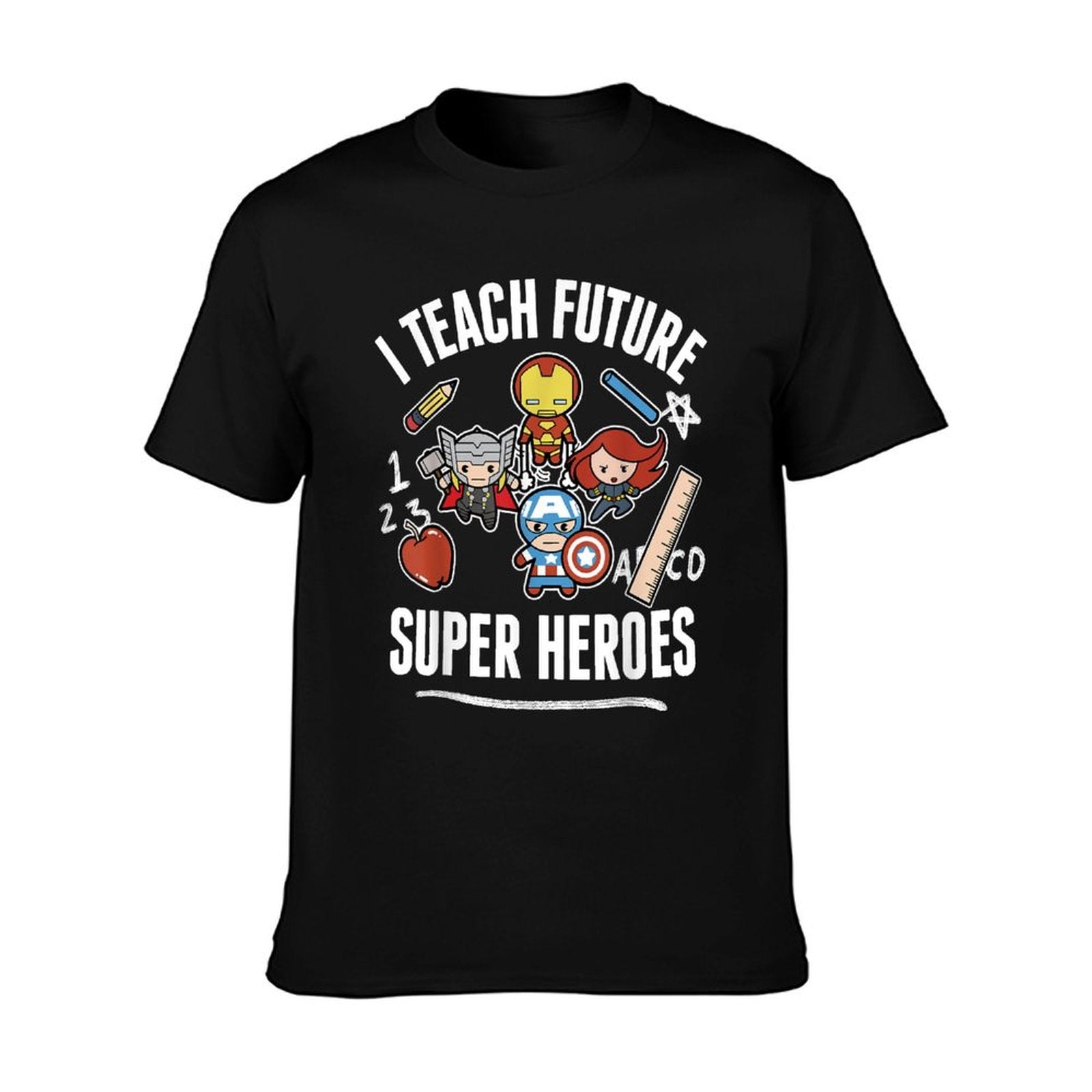 Marvel Avengers Classic I Teach Super Heroes Graphic T-Shirt