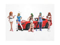 "Cosplay Girls" 6 piece Figure Set for 1/24 Scale Models by American Diorama  free shipping USA