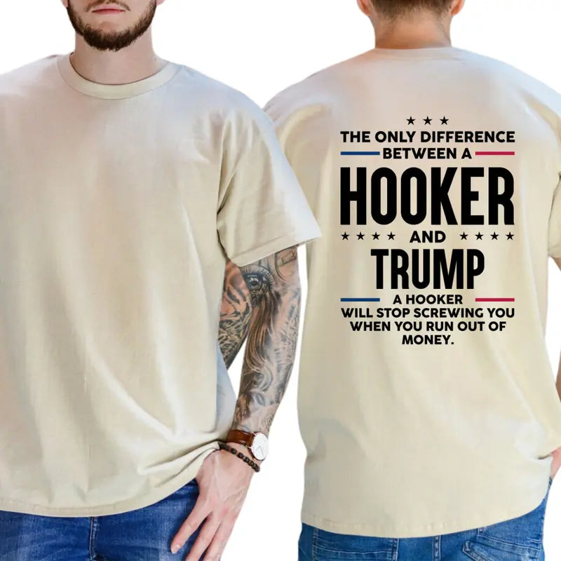 "The Only Difference" Political Satire T-Shirt