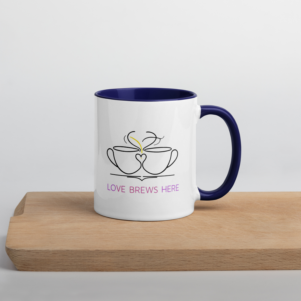 Love Brews Here - Colored Mug