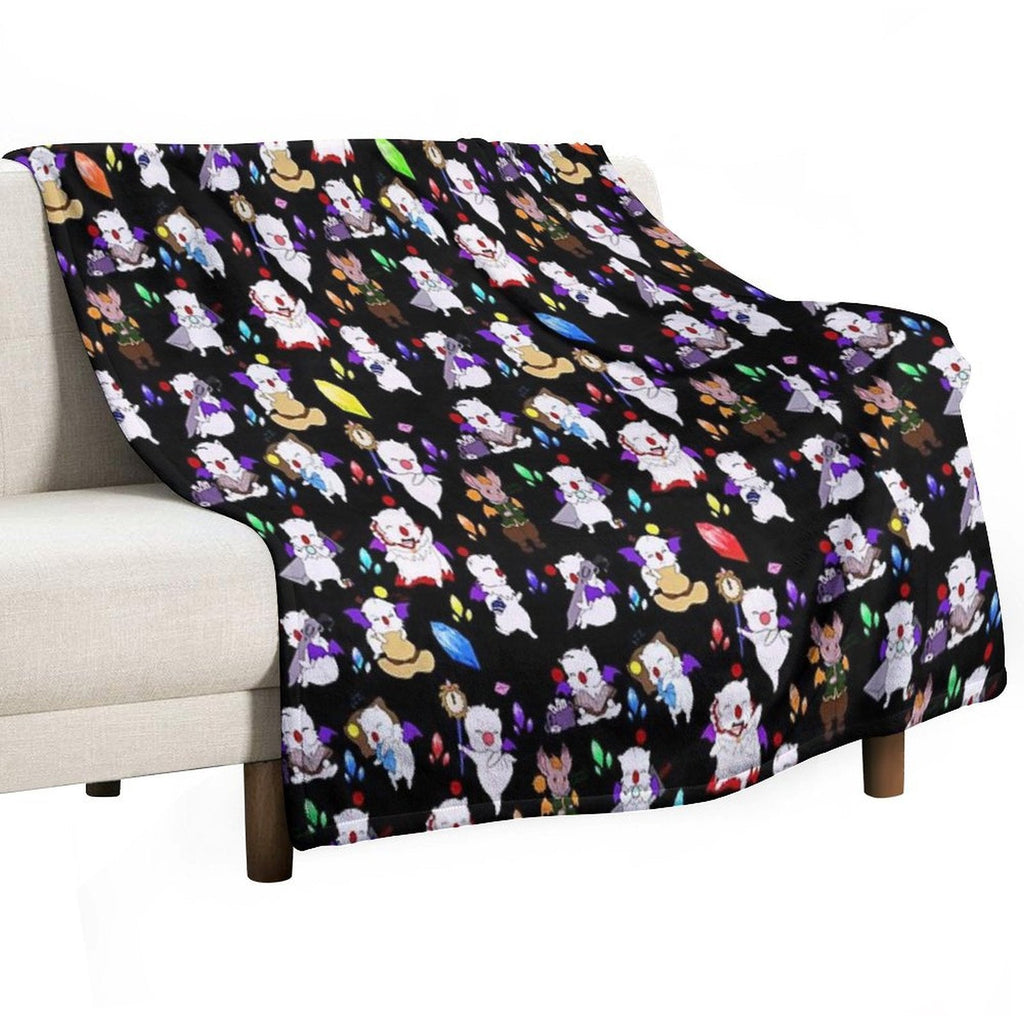 Final Fantasy Moogles Throw Blanket