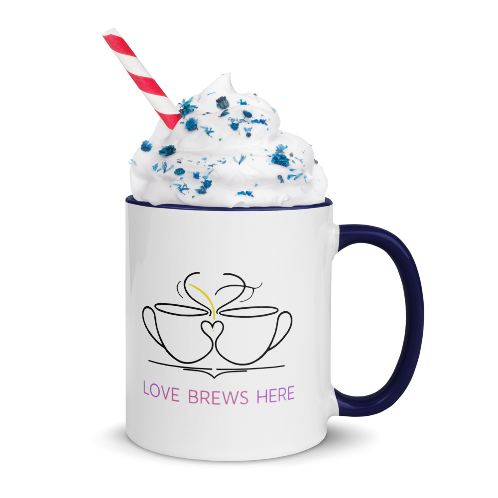 Love Brews Here - Colored Mug