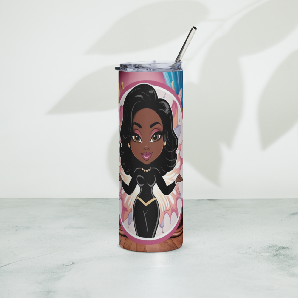 Her Power, Her Voice Metal Tumbler