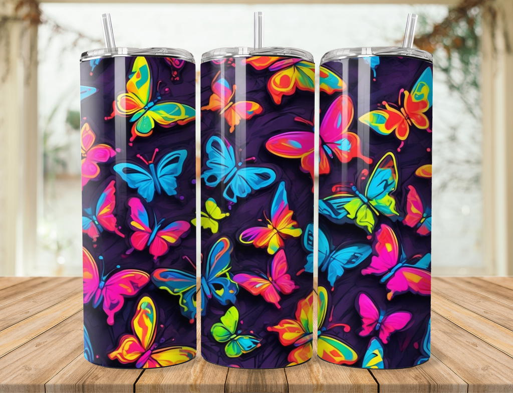 Butterfly Metal Tumbler