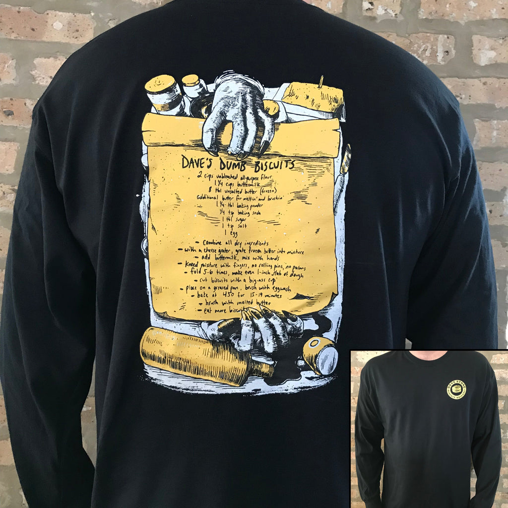 Dave Stone "Biscuit Brigade" Long Sleeve Tee Shirt