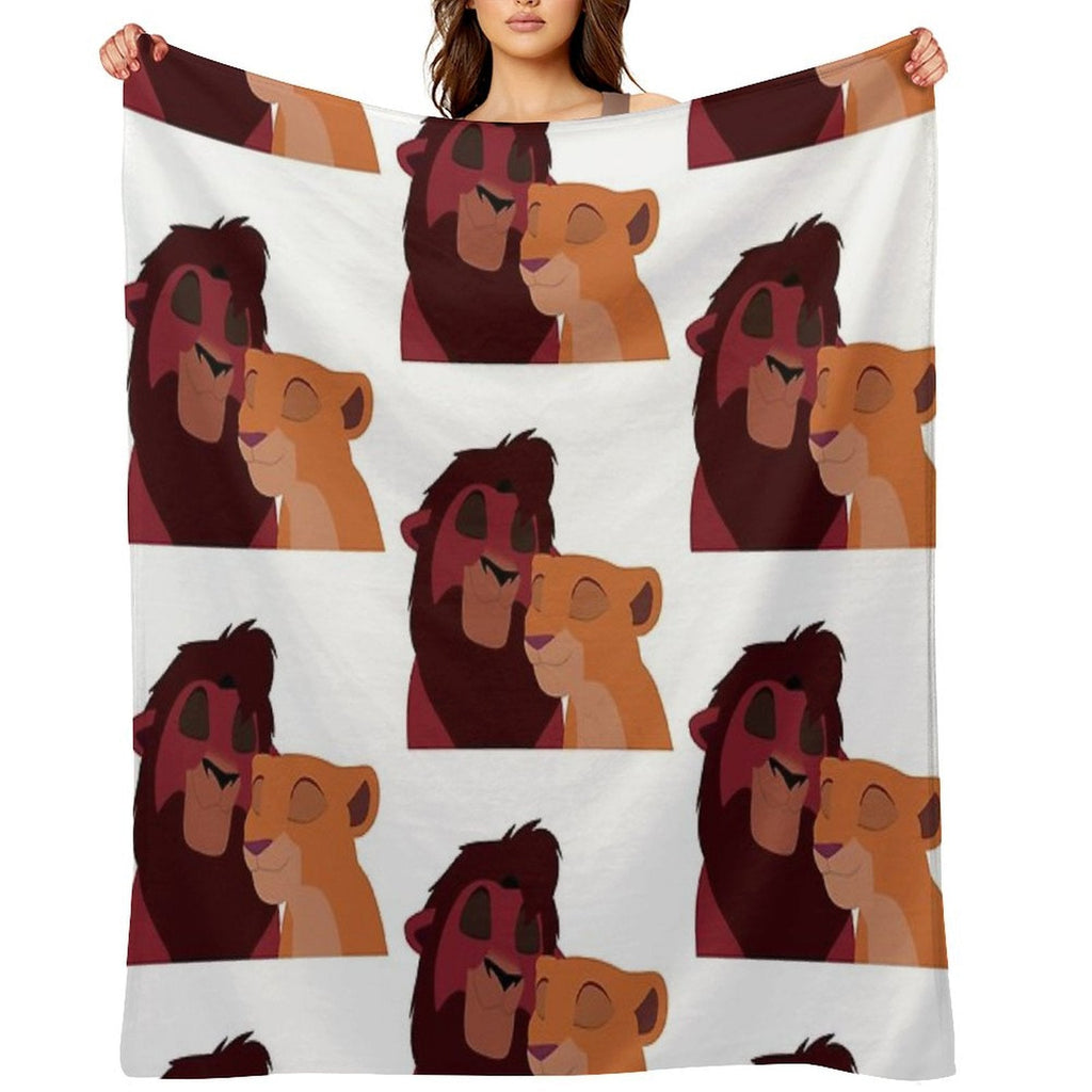 Kovu And Kiara Throw Blanket