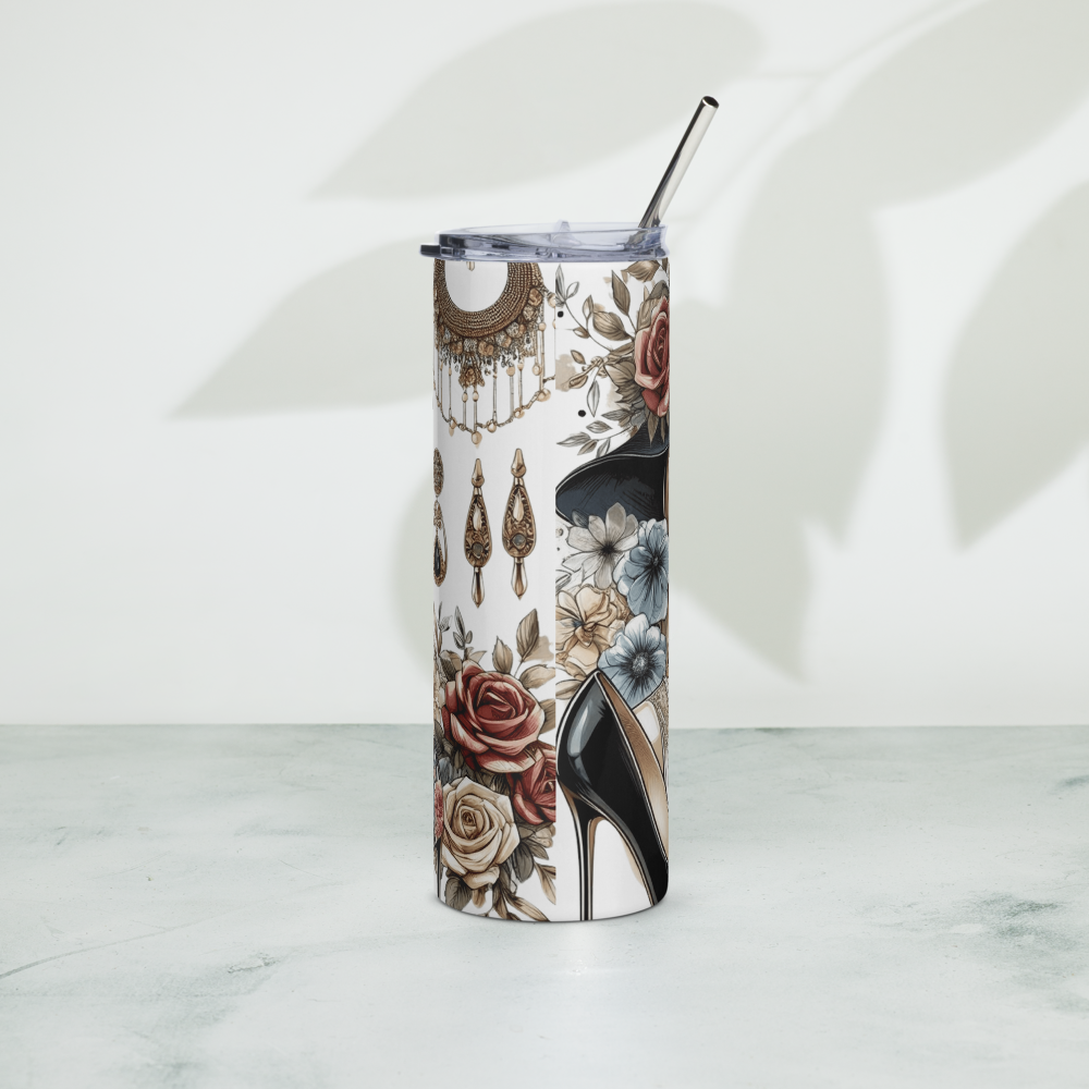 Vintage Elegant Woman Tumbler