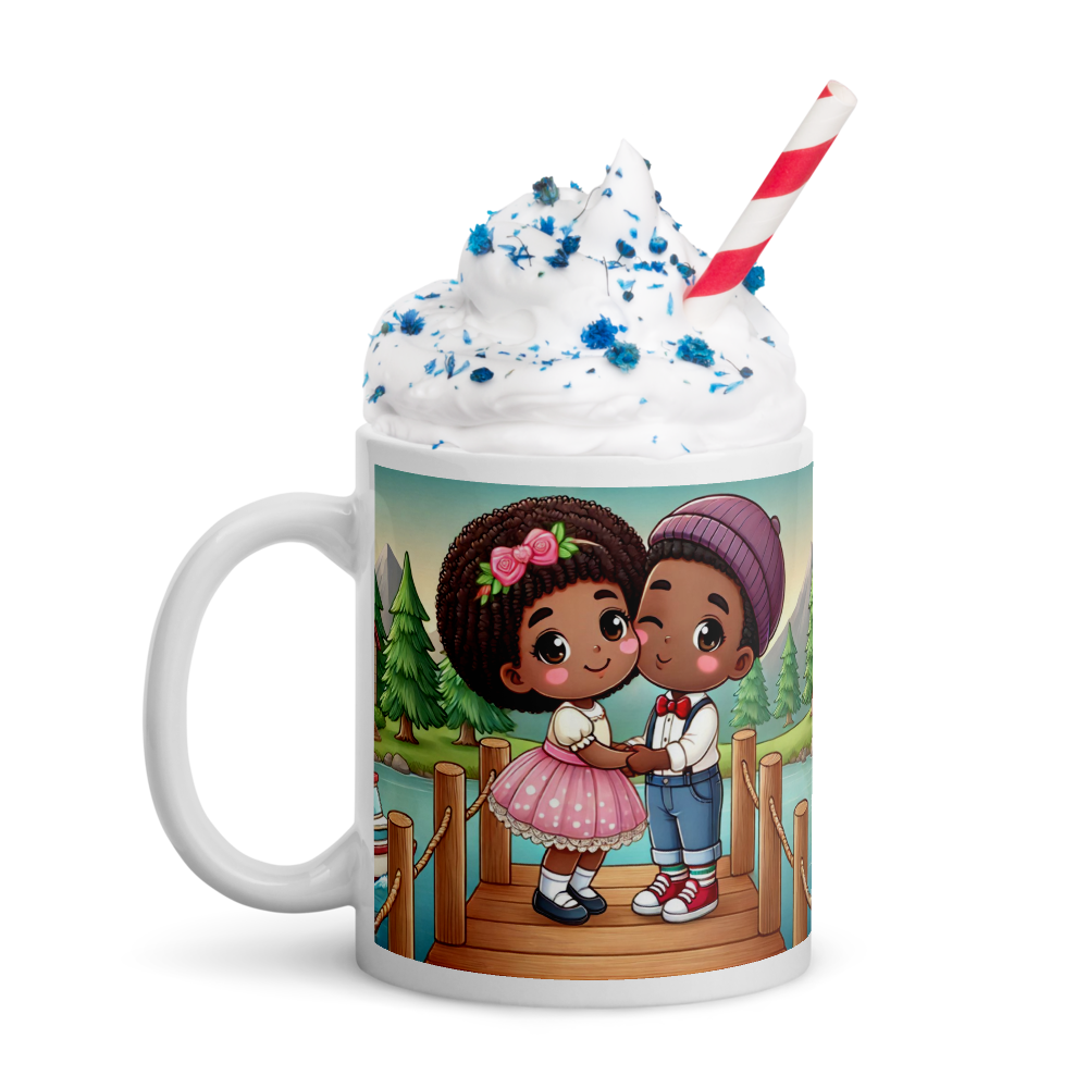 Couple On Dock - 11oz White Mug