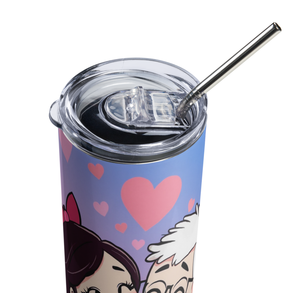 Valentine Couple Metal Tumbler