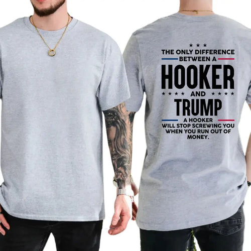 "The Only Difference" Political Satire T-Shirt