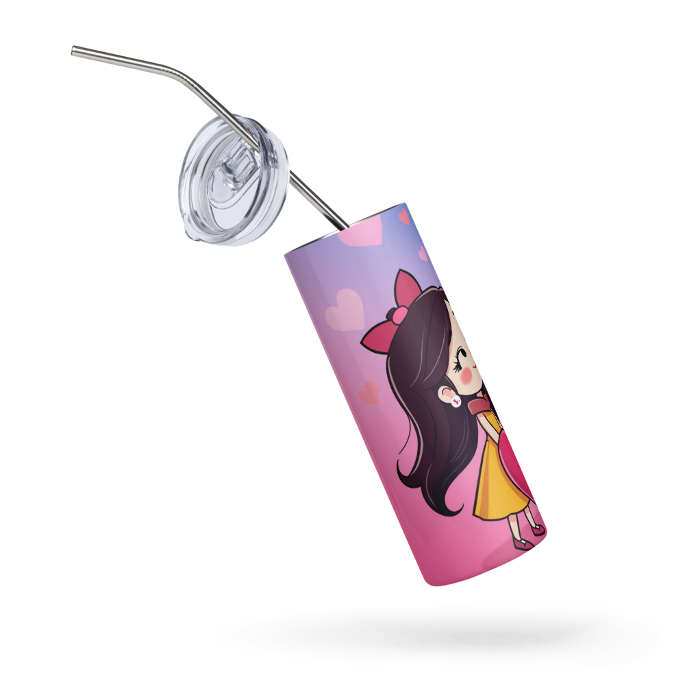 Valentine Couple Metal Tumbler