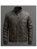 Enzo Leather Brown Jacket – Men’s Premium Brown Leather Jacket