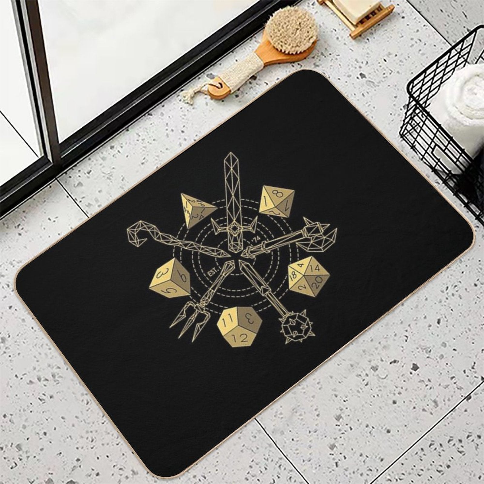 Dungeons & Dragons - Choose Your Weapon Bath Mat