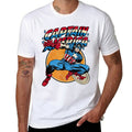 Marvel Avengers Vintage Captain America Avengers Comic  Oversized Silhouette T-Shirt