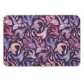 Dragon Fire Dark Pink & Purple  Anti-Trip Bath Mat