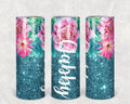 Succulent 20 oz Skinny Tumbler