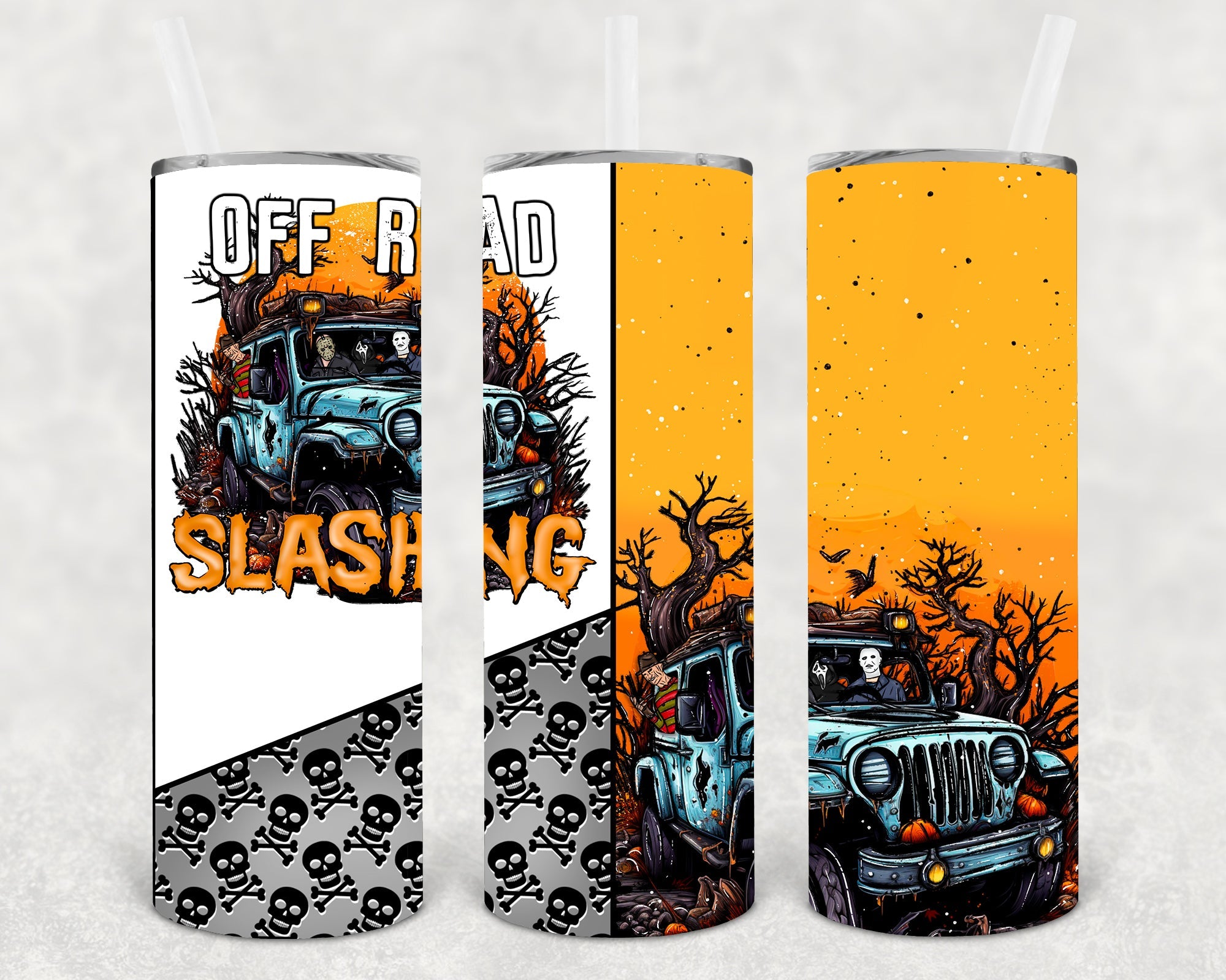 Off Road Slashing 20 oz Skinny Tumbler