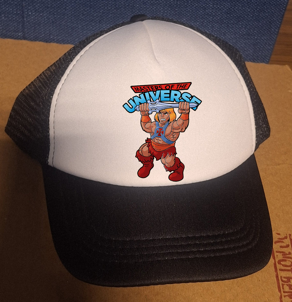 Adjustable Trucker Baseball Cap Masters of the Universe He-Man MOTU