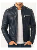Hunter Black Leather Jacket – Men’s Premium Black Leather Jacket