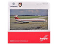 Ilyushin IL-62M Commercial Aircraft "German Luftwaffe" (11+22) White with Red Stripes 1/200 Diecast Model Airplane by Herpa  free shipping USA