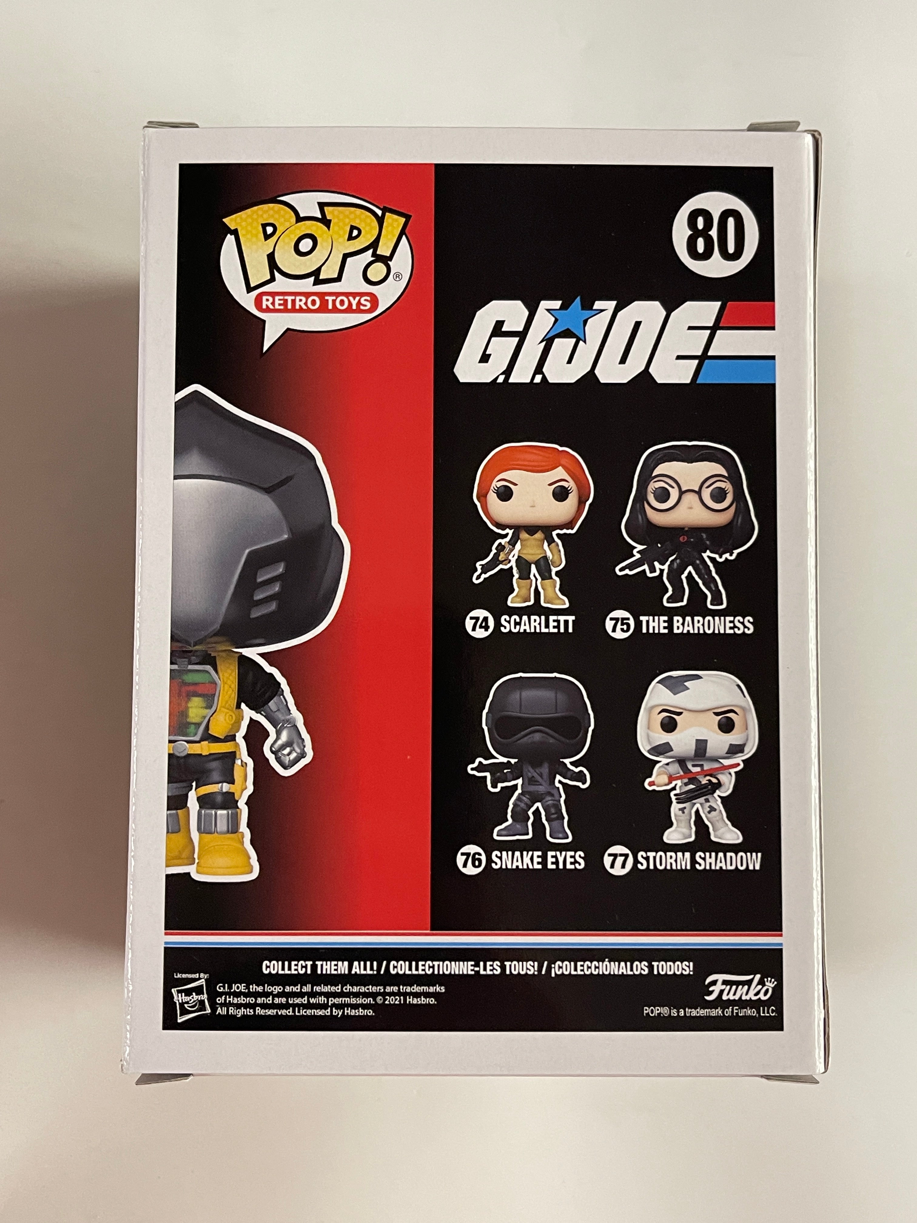 Funko Pop! GI JOE Cobra BAT B.A.T #80 SDCC Funkon  2021 Summer Con Exclusive