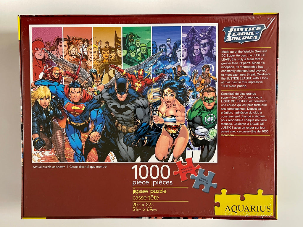 DC Comics Justice League of America 1000 Piece Jigsaw Puzzle Aquarius Turner
