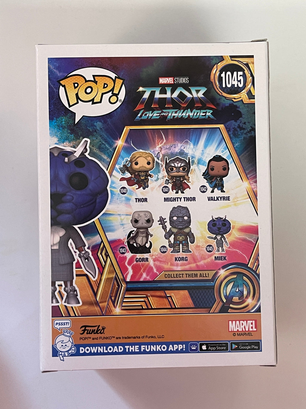 Funko Pop! Marvel Miek #1045 Thor Love And Thunder 2022
