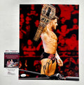 Maxwell Jacob Friedman “MJF” Signed AEW Wrestling Champion 11X14 Photo JSA COA