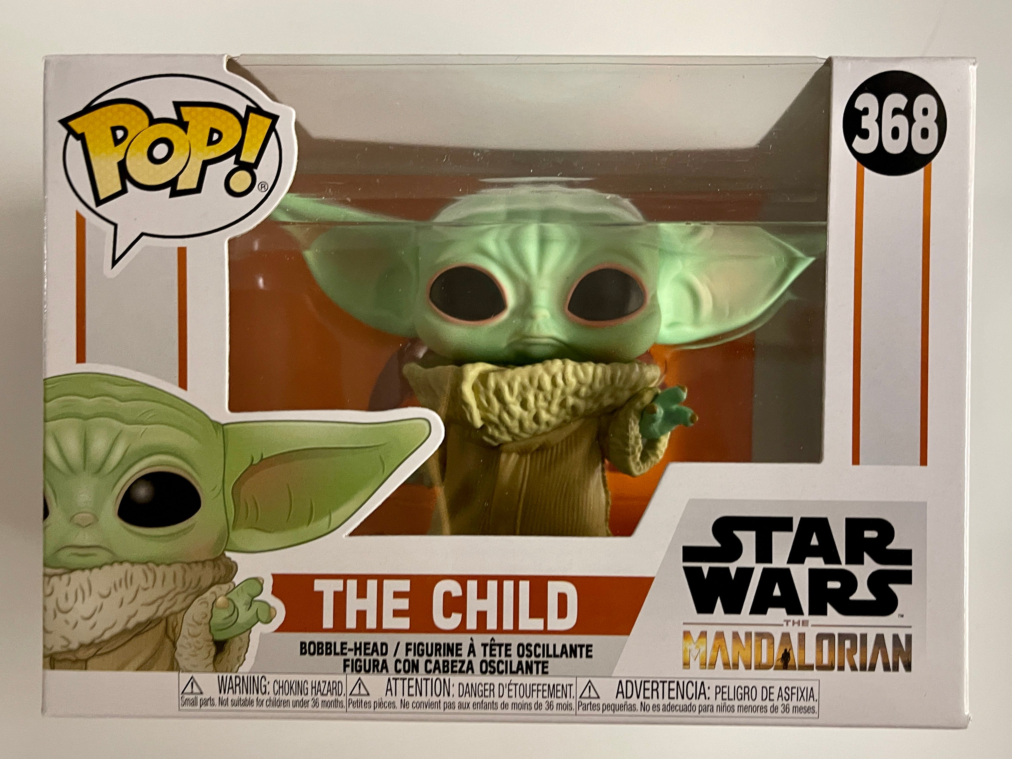 Funko Pop! Star Wars The Child #368 Mandalorian Baby Yoda Grogu Box Damage