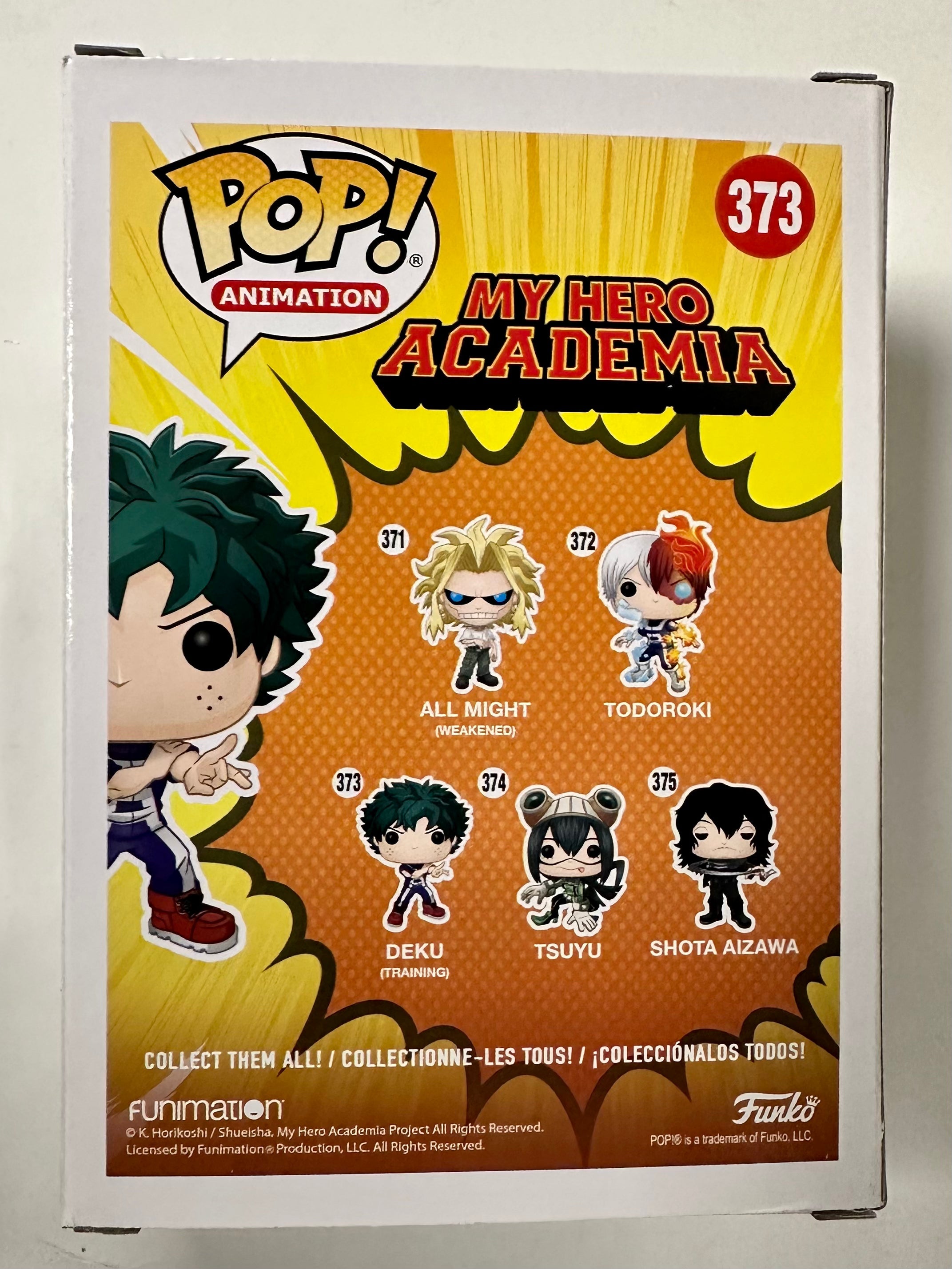 Funko Pop! Animation Deku (Training) #373 My Hero Academia 2018 Plus Ultra