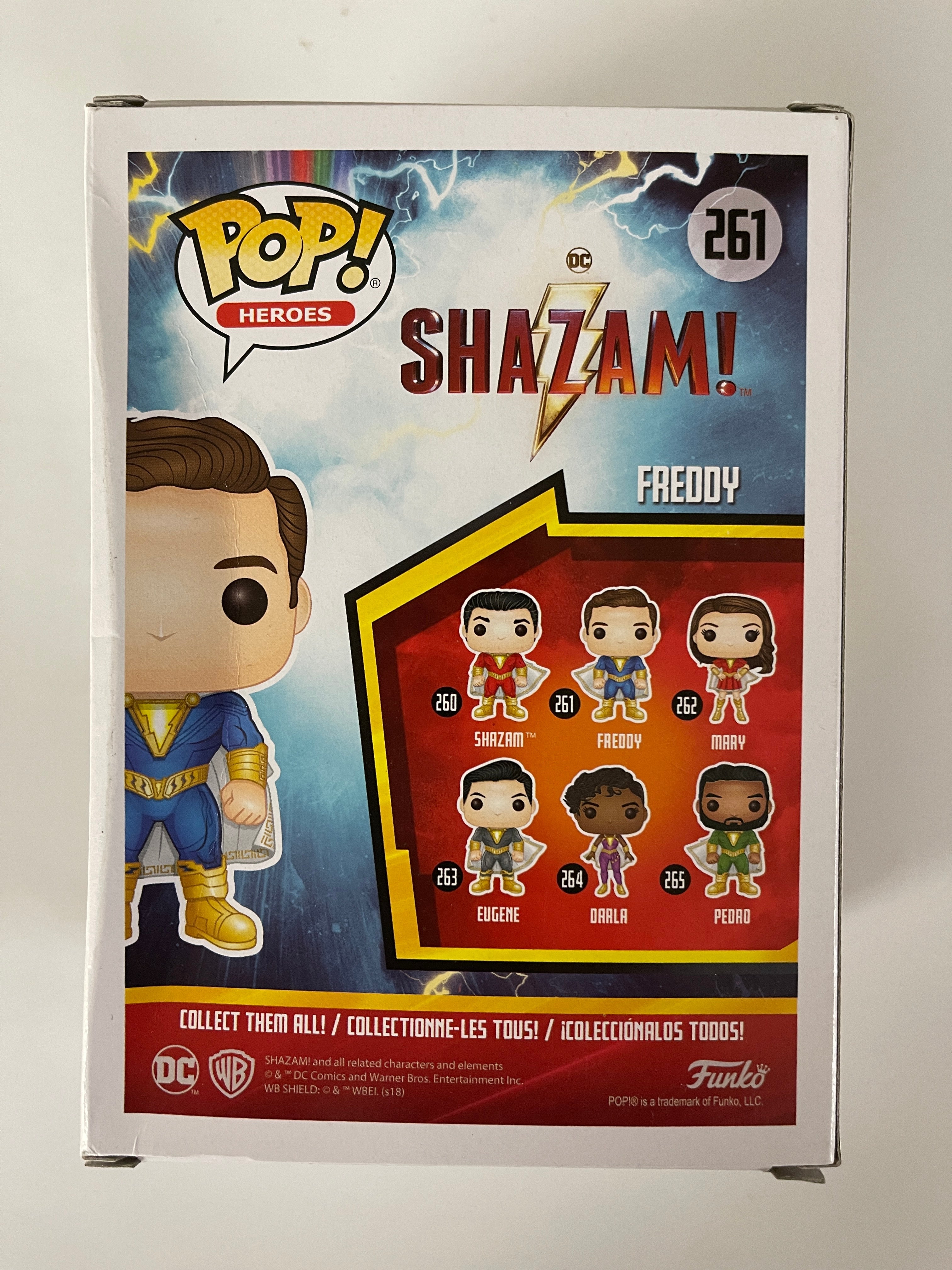 Funko Pop! Heroes Freddy #261 Shazam DC Super Heroes 2019 Vaulted