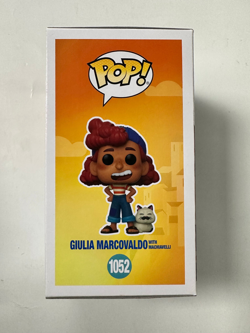 Funko Pop! Disney Giulia Marcovaldo  W/ Machiavelli #1052 Pixar Luca 2021 Italy