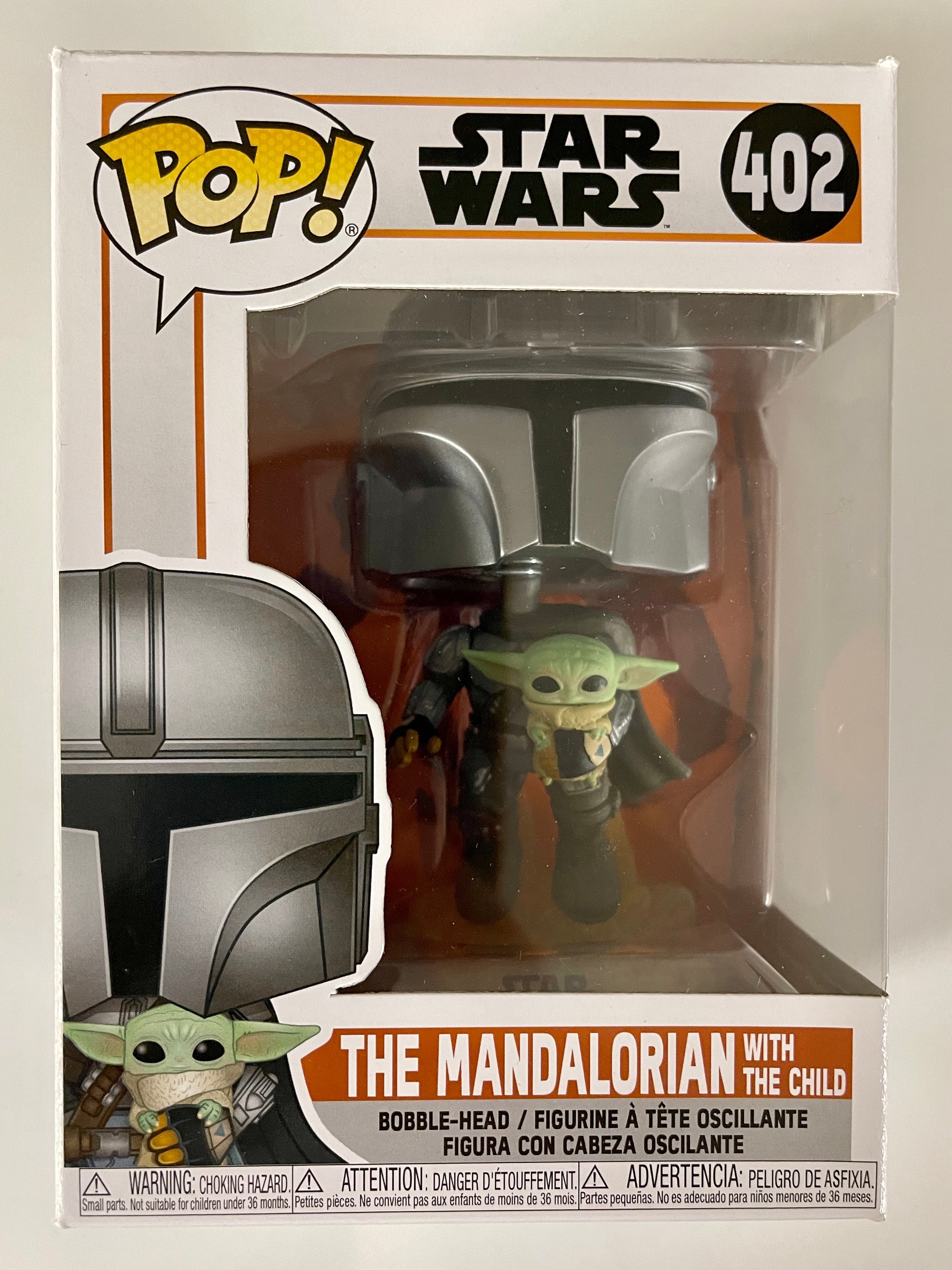 Funko Pop! Mandalorian With The Child Flying #402 Star Wars 2020
