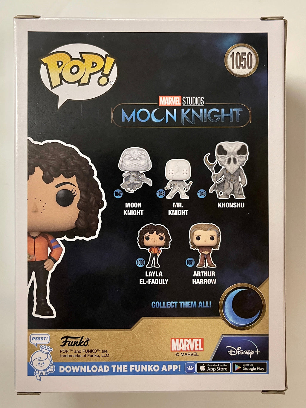Funko Pop! Marvel Layla El-Faouly #1050 Moon Knight 2022 Disney +