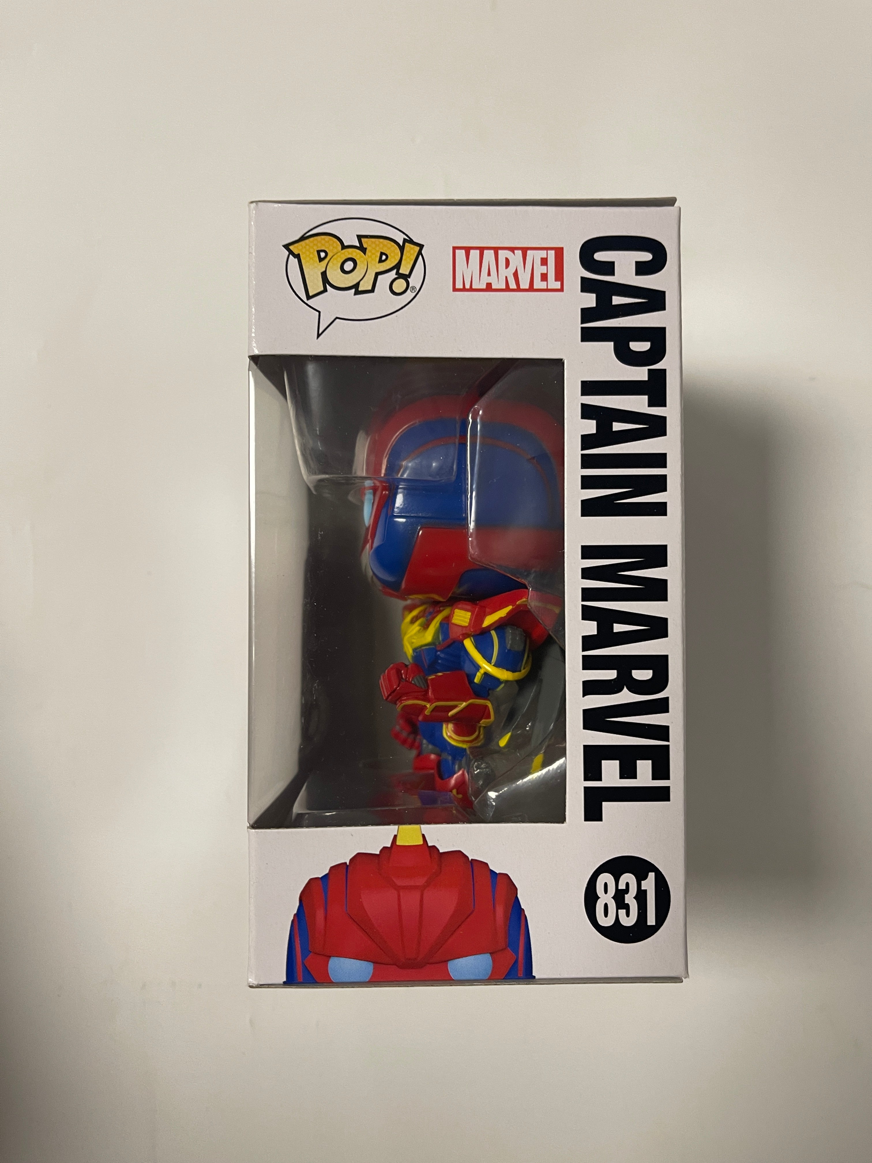 Funko Pop! Marvel Captain Marvel #831 Avengers MechStrike 2021 Box Dmg