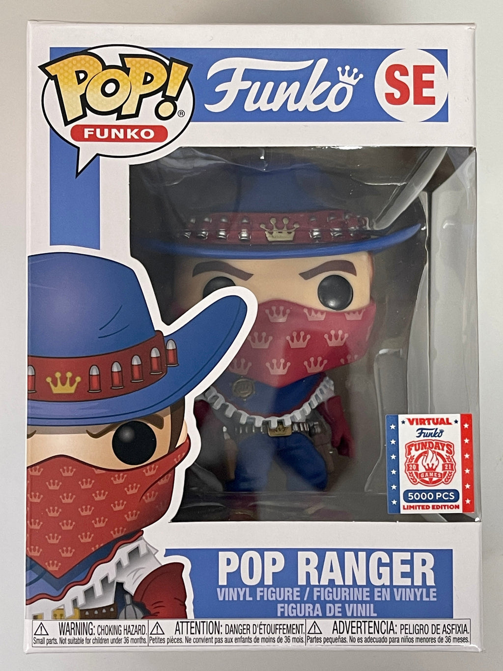 Funko Pop! Pop Ranger SE Fundays Games 2021 Box of Fun Exclusive LE 5000