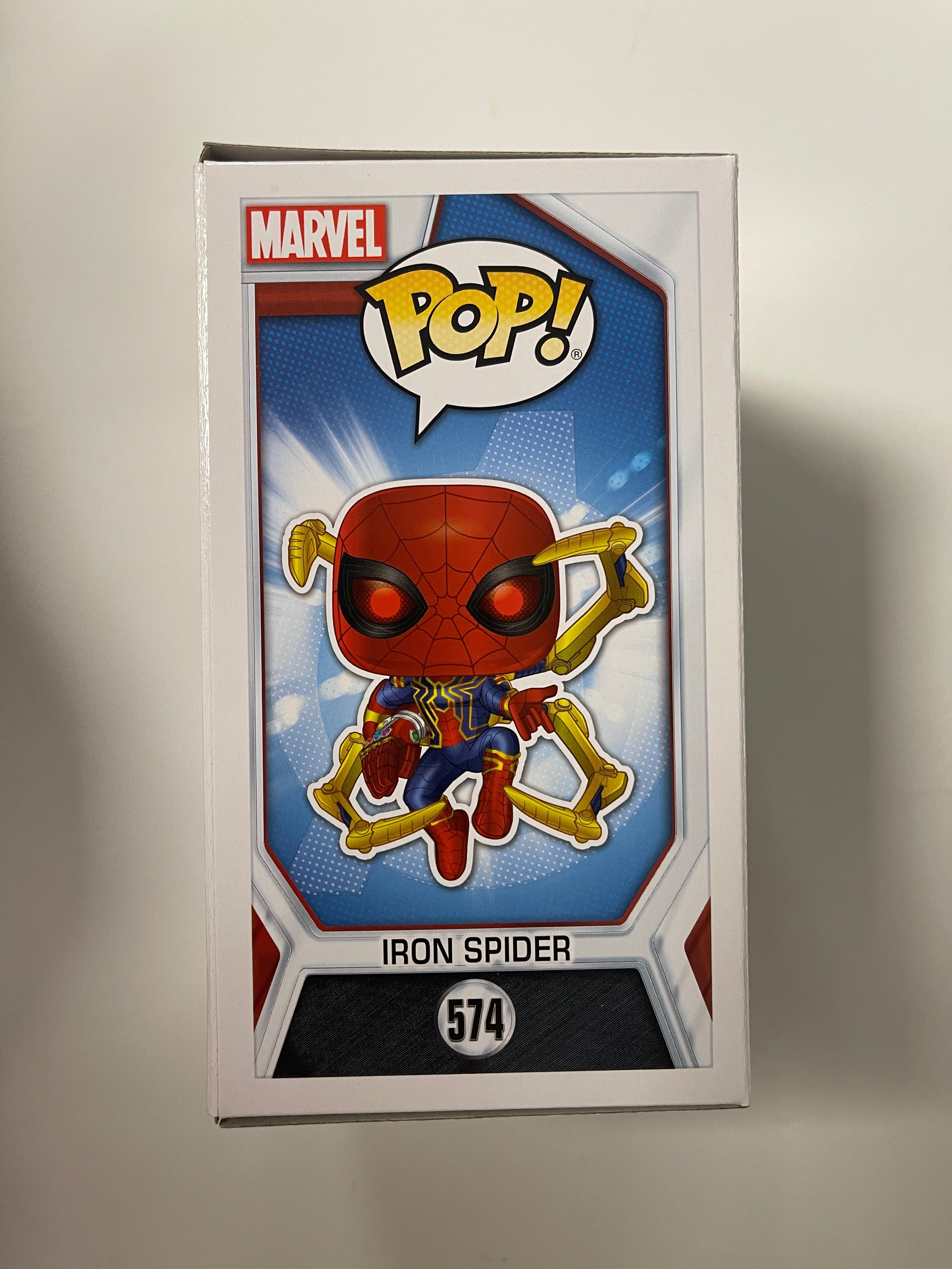 Funko Pop Avengers Endgame Iron Spider With Nano Gauntlet #574 Marvel Spider-Man