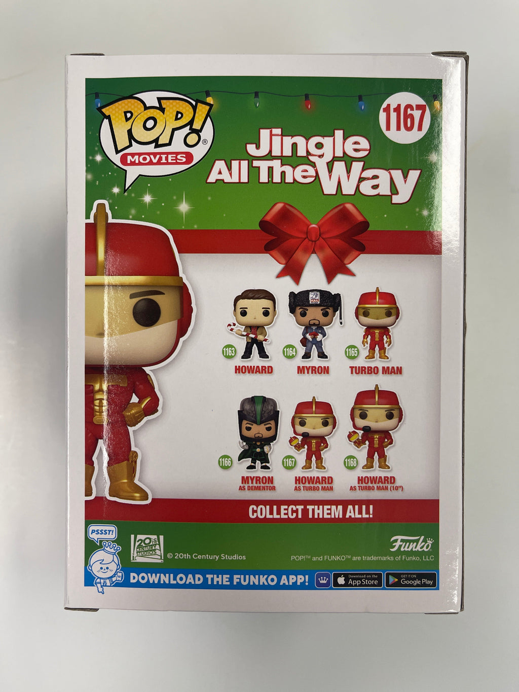 Funko Pop! Movies Howard As Turbo Man #1167 Jingle All The Way 2021 Arnold Schwarzenegger